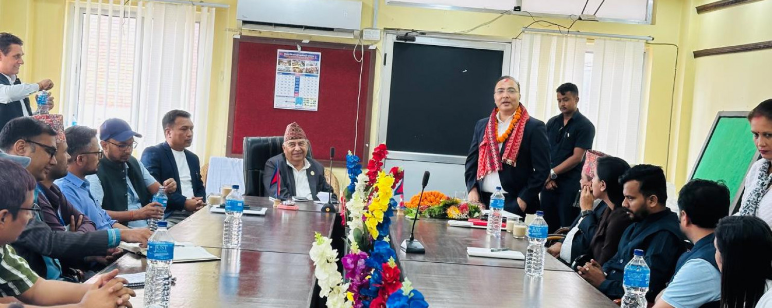 श्रीमान् सचिव श्री ईश्वर चन्द्र मरहट्टाज्यूको स्वागत कार्यक्रम